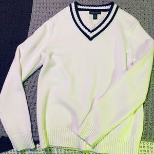 Banana Republic supima cotton V-neck sweater